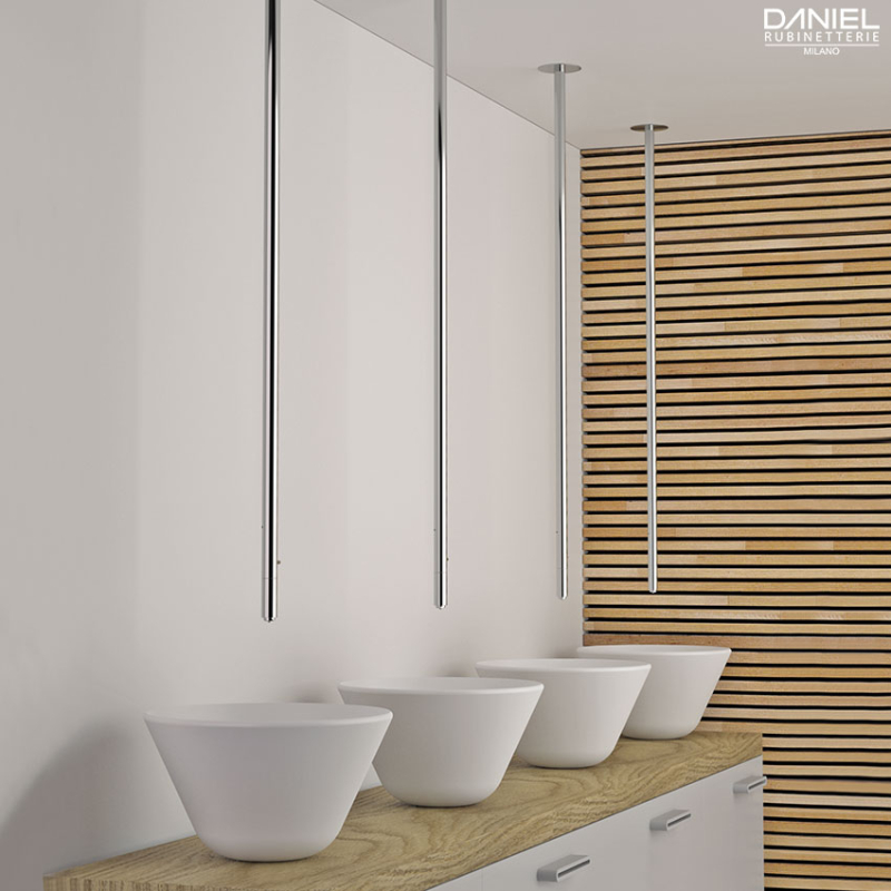 SL20703XC Смеситель для раковины DANIEL RUBINETTERIE Colonne a soffitto - Вид №4