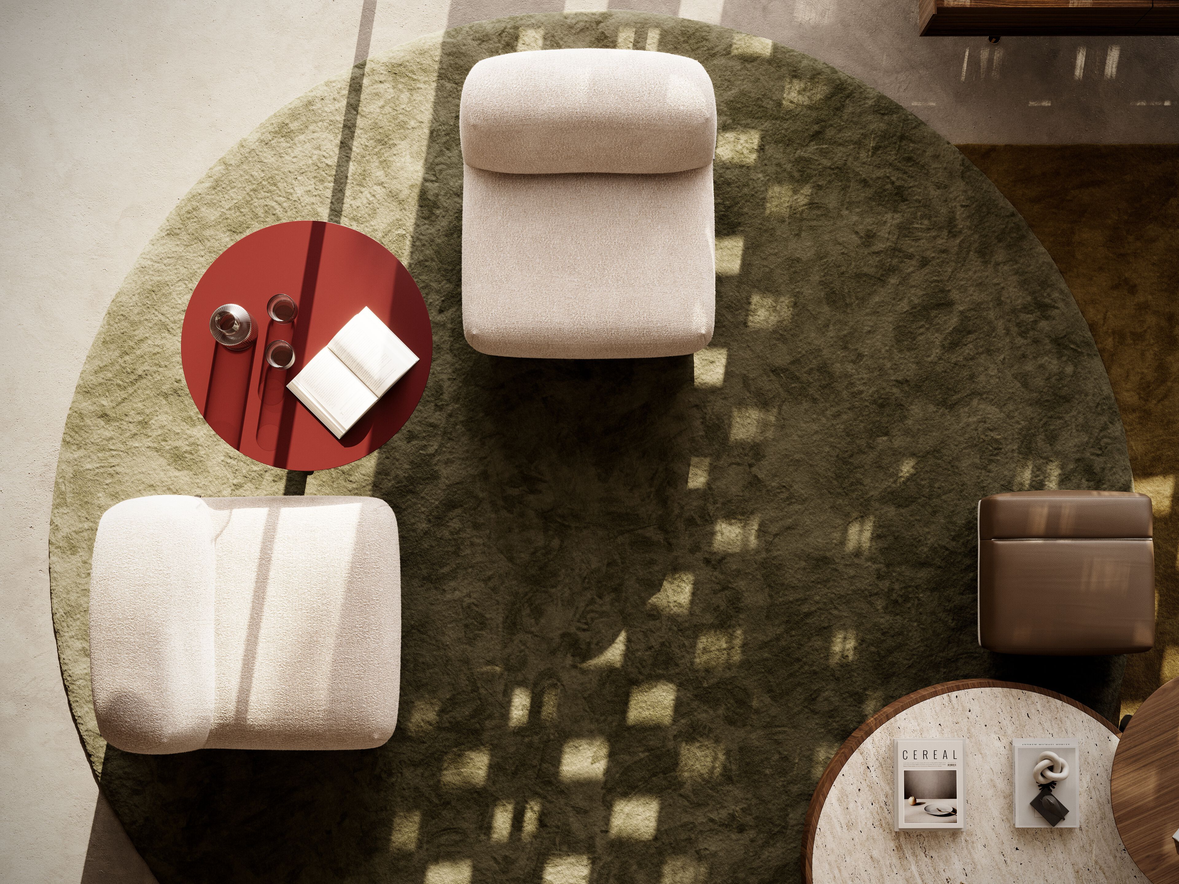 Круглый журнальный столик Laskasas Essence ARCH-00151350 - Вид №5