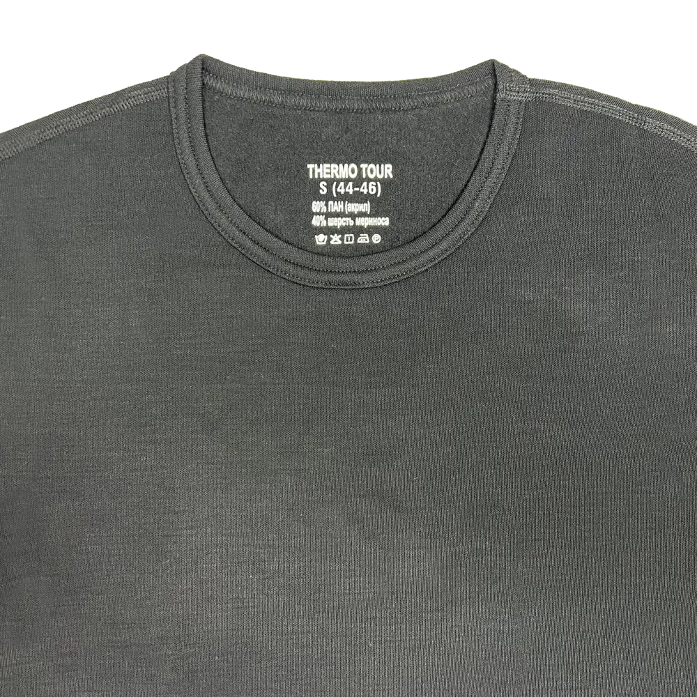 Комплект термобелья THERMOTOUR М.8013 черный 89398841 Outdoor STLM-1322305 - Вид №1