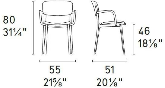 Calligaris Стул складной с подлокотниками Liberty sun-id-1423354 - Вид №2