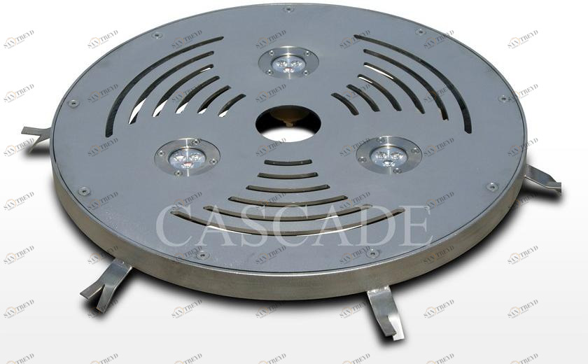 CASCADE Пластина из нержавеющей стали для напольного фонтана sun-id-1387366