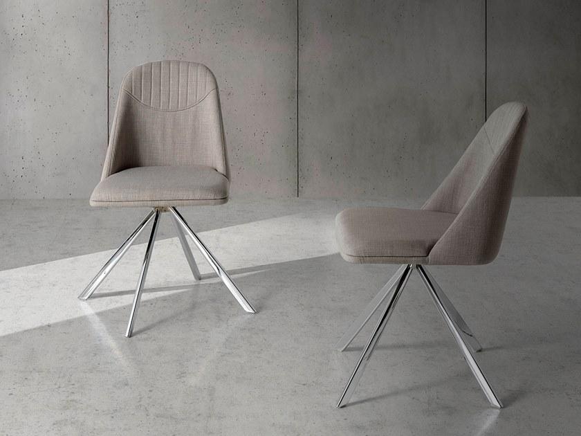 Angel Cerdá Вращающийся стул на козелке из ткани New chair 4020 f3216 Angel Cerda - Вид №4