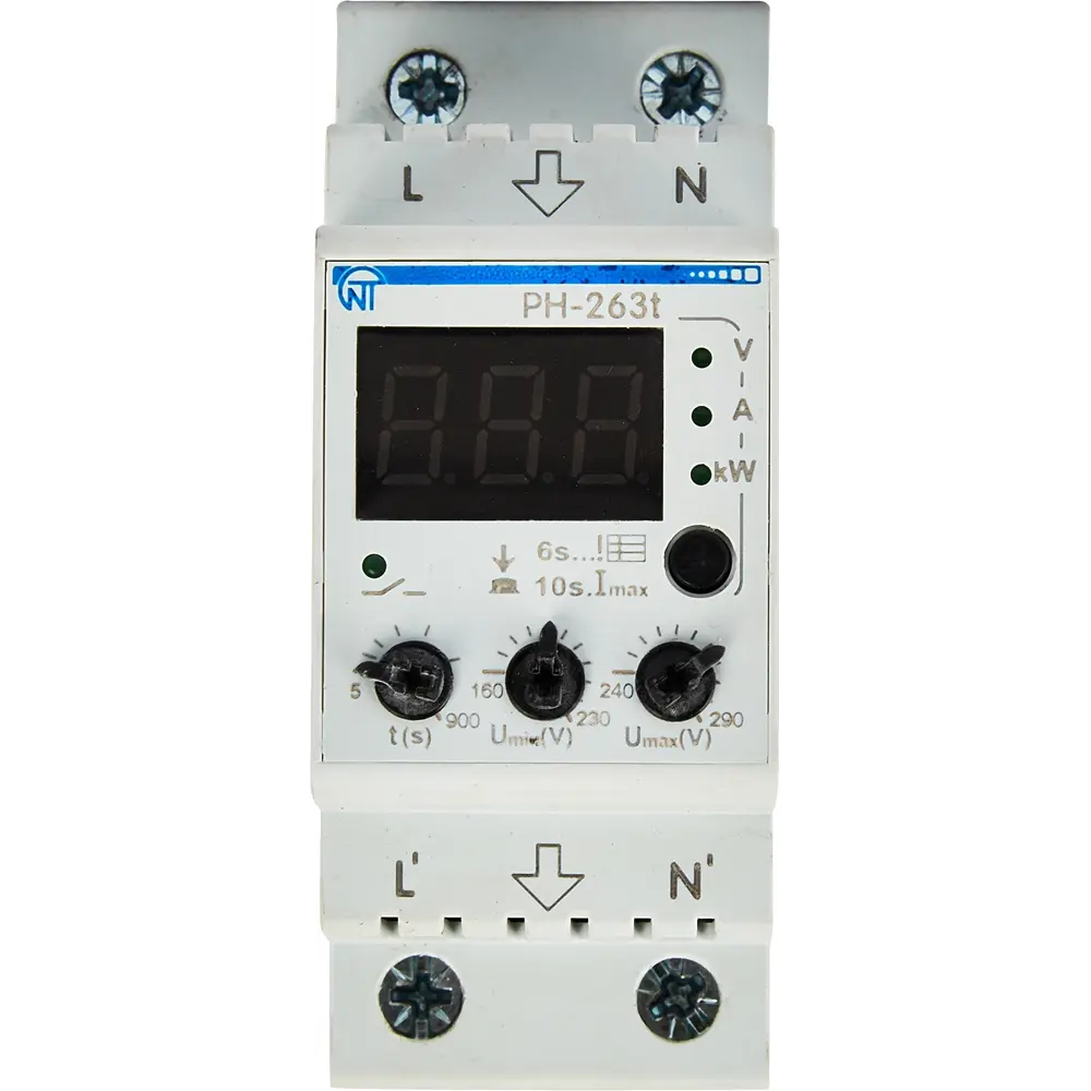 Реле контроля напряжения мультифункциональное РН-263Т НовАтек-Электро STLM-2075391 - Вид №1