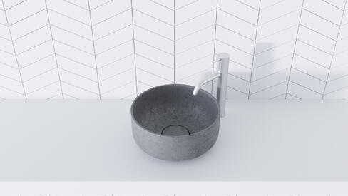 WВ-603S Раковина из бетона WB-603S BET-ON BetOn 