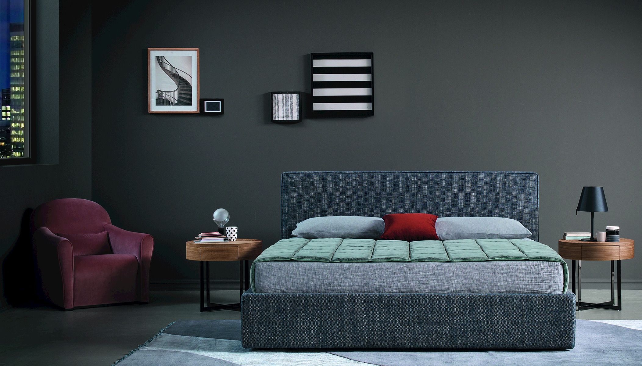 Двуспальная кровать для хранения ткани BODEMA NEW ALICANTE ARCH-00124251 - Вид №2