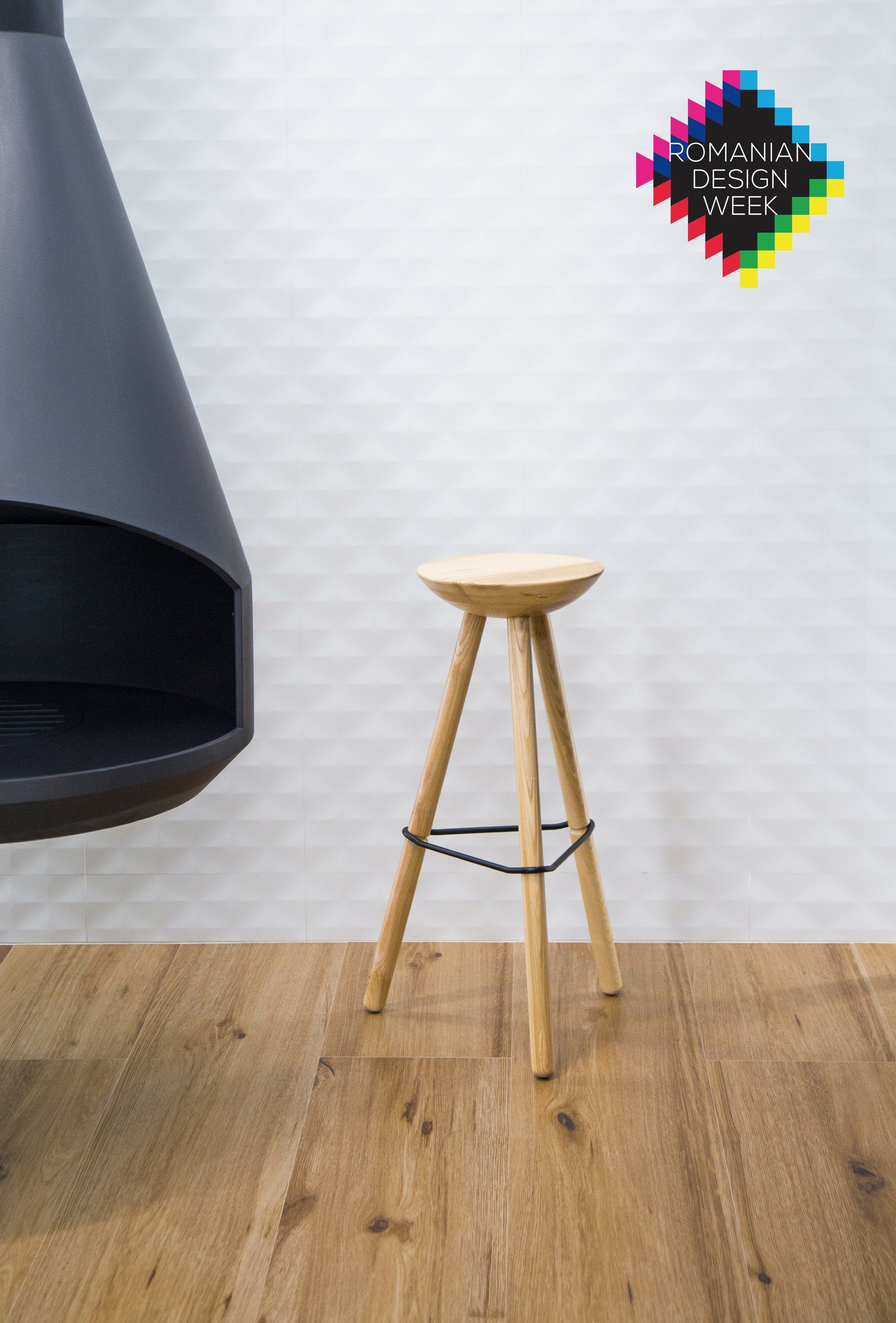 Деревянный табурет с подставкой для ног Askia TRIBUT ARCH-00076816 - Вид №5