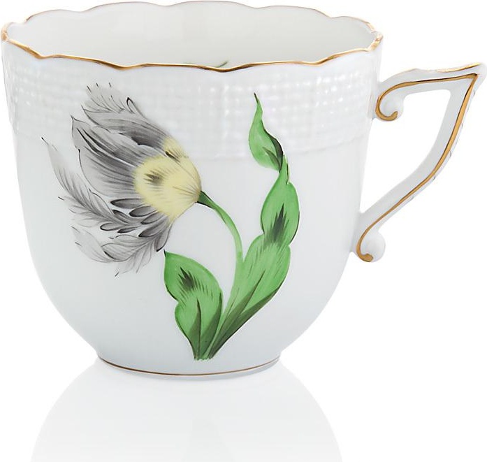 54939 Herend Чашка кофейная 160мл "Китти" (черная) Фарфор, Керамика 