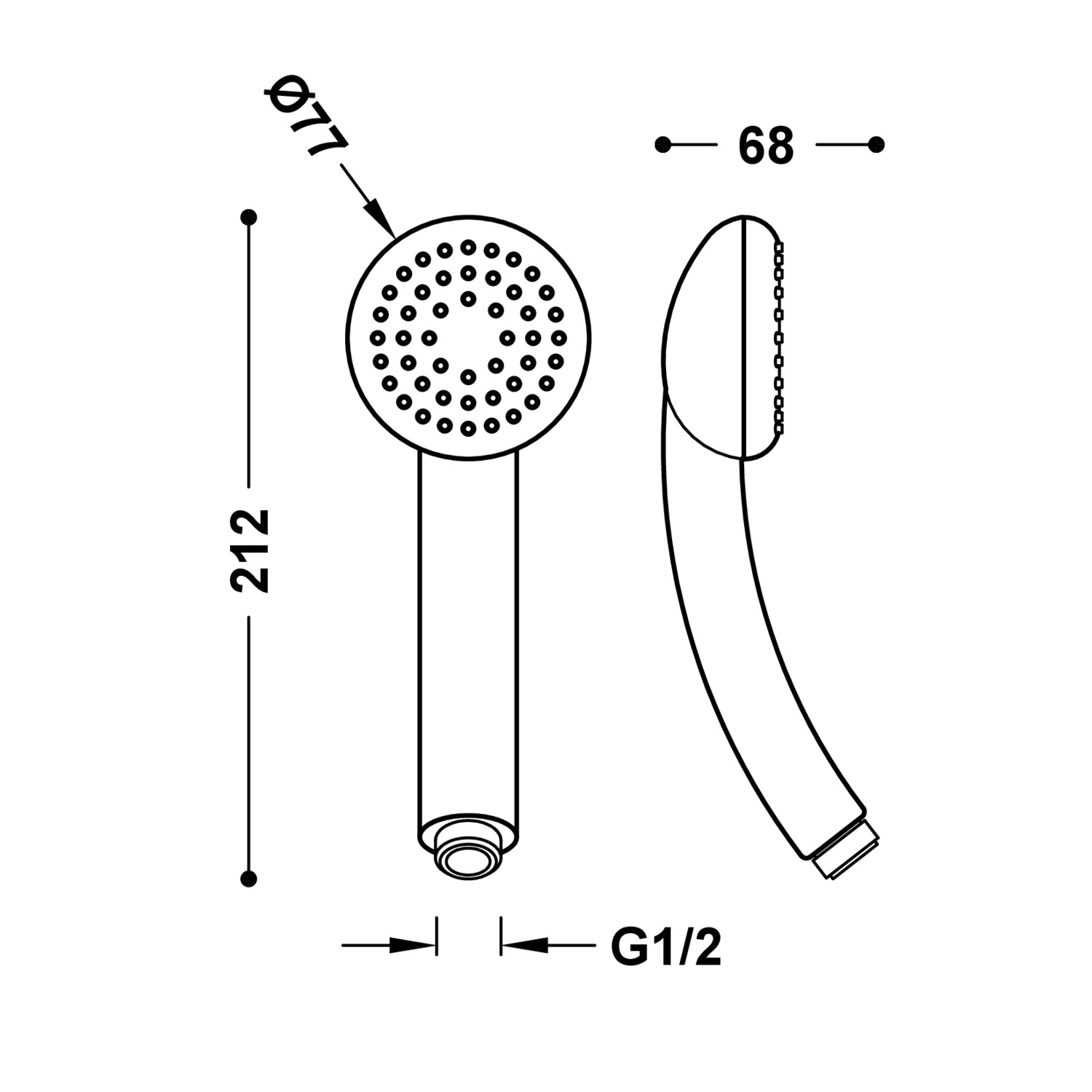 Ручной душ Basic-9134725 TRES Showers - Вид №1