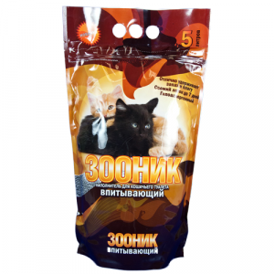ПР0026781 Наполнитель для кошачьего туалета впитывающий 5л ЗООНИК