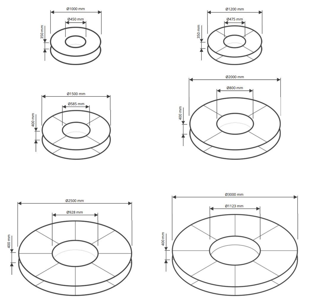 Стальная жаровня Ak47 Design ZERO STEEL ARCH-00077263 - Вид №17