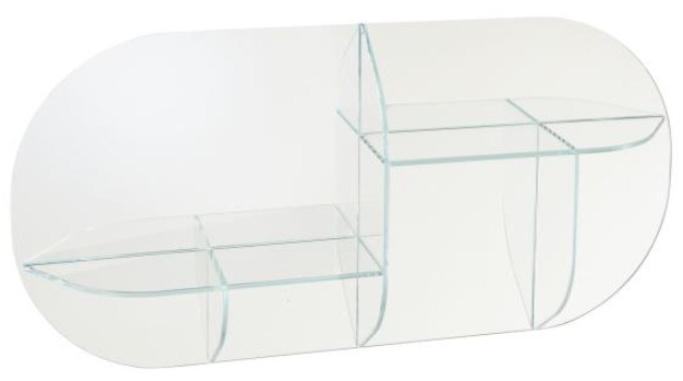 Ligne Roset Полка из зеркального стекла  11250208  - Вид №1