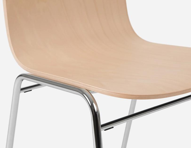 Hem Штабелируемый стул из стали и дерева Touchwood sun-id-1481415 - Вид №5