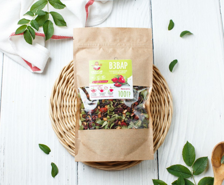 6673 Взвар плодово-ягодный с шиповником Вкусляндия  - Вид №2