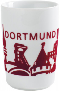 394605A26403C Пять чувств макси-чашки 0,35 л сенсорный! Дортмундской SKYLINE красный Kahla-porzellan