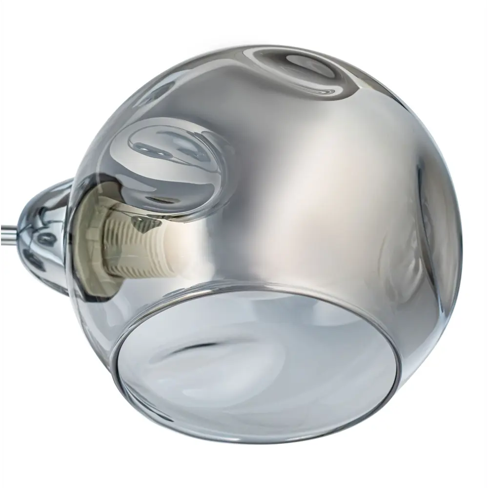 Люстра подвесная Nemo L1238-6, 6 ламп, 18 м², цвет серый/серебристый LAMPLANDIA STLM-2173108 - Вид №5