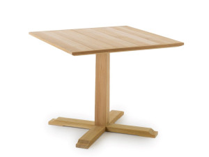 Квадратный стол из тикового дерева со спицами