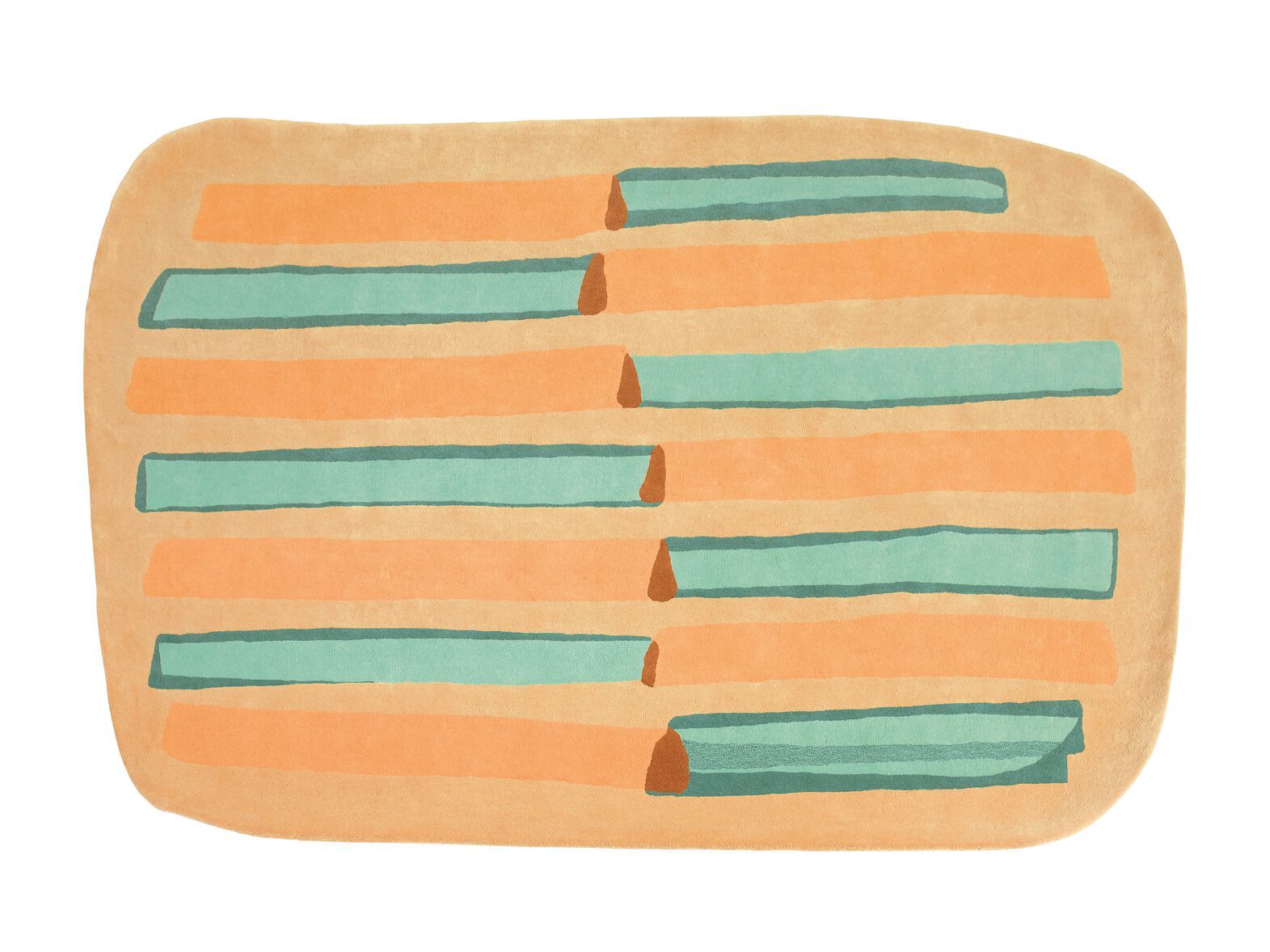 Полосатый гималайский шерстяной ковер Kartell PARAYS ARCH-00106815 - Вид №5