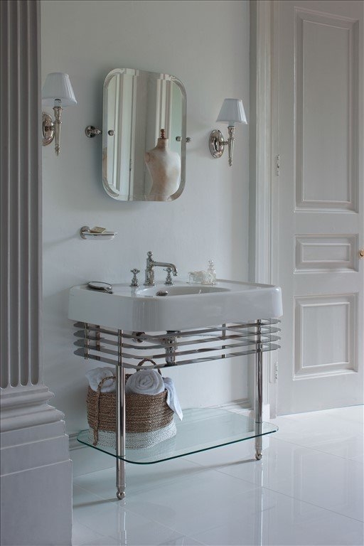 ARC900 1TH, A68 CHR, ARC23 CHR Напольная раковина стоящая овальная Burlington Arcade - Вид №4