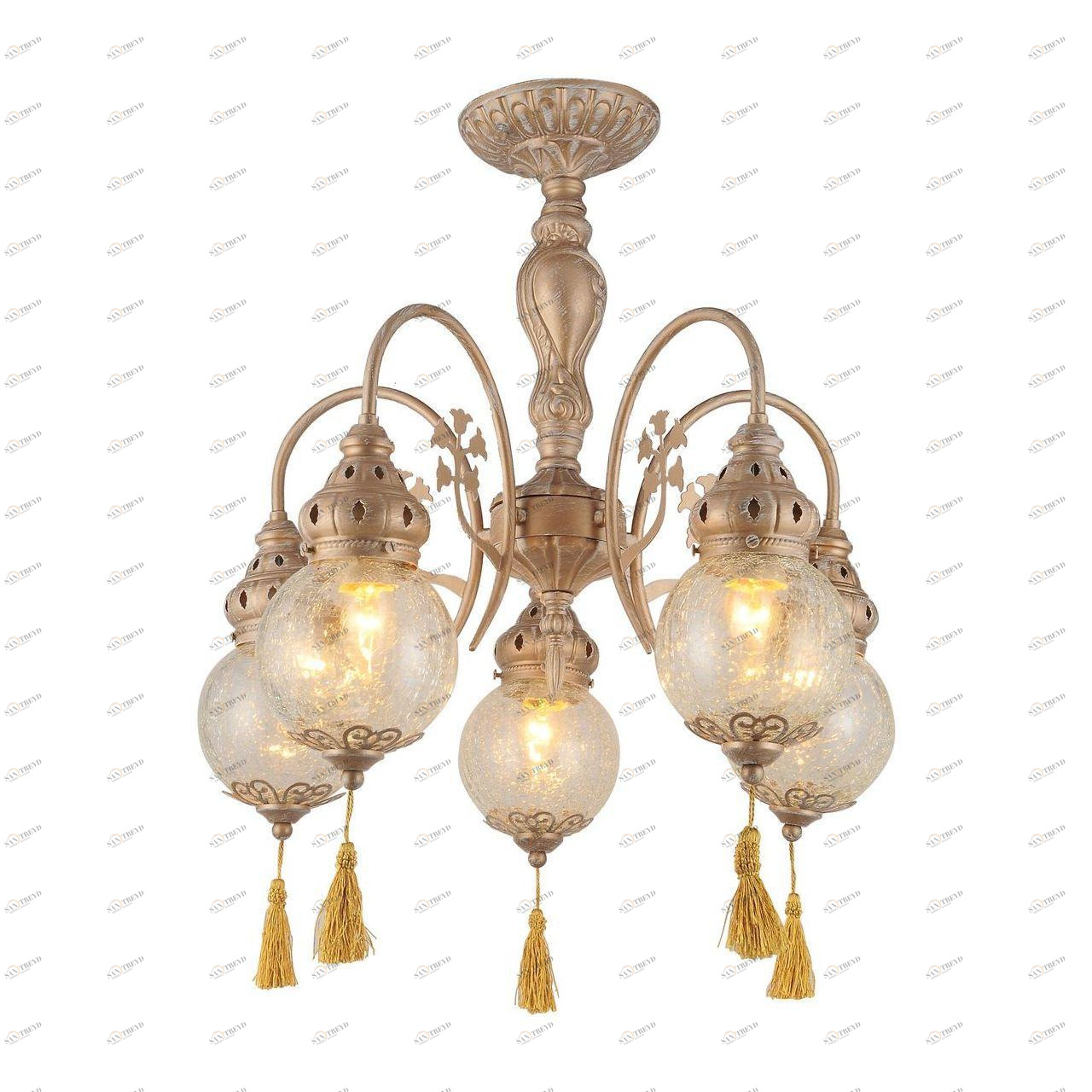 Потолочная люстра Arte Lamp A2146PL-5GA золото ARTE LAMP ДИЗАЙНЕРСКИЕ 188052 Золотой 