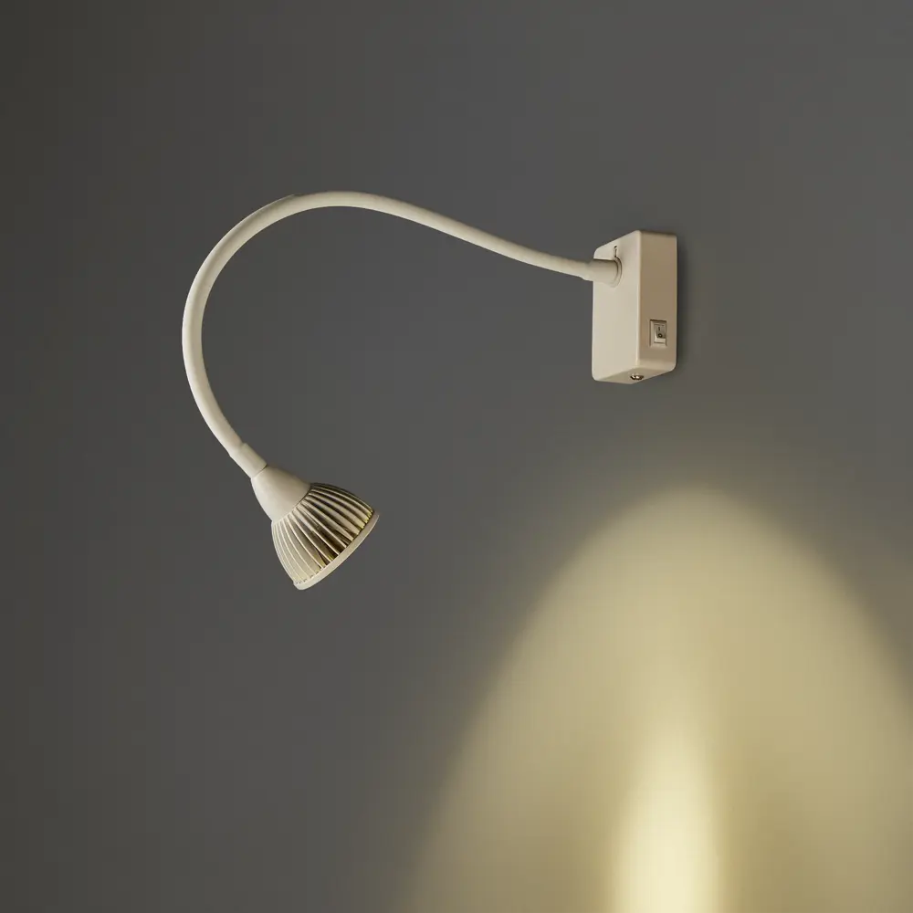 Бра светодиодное Cercare 1x7 Вт металл/пластик цвет белый 82055306 STLM-2121831 Arte Lamp 