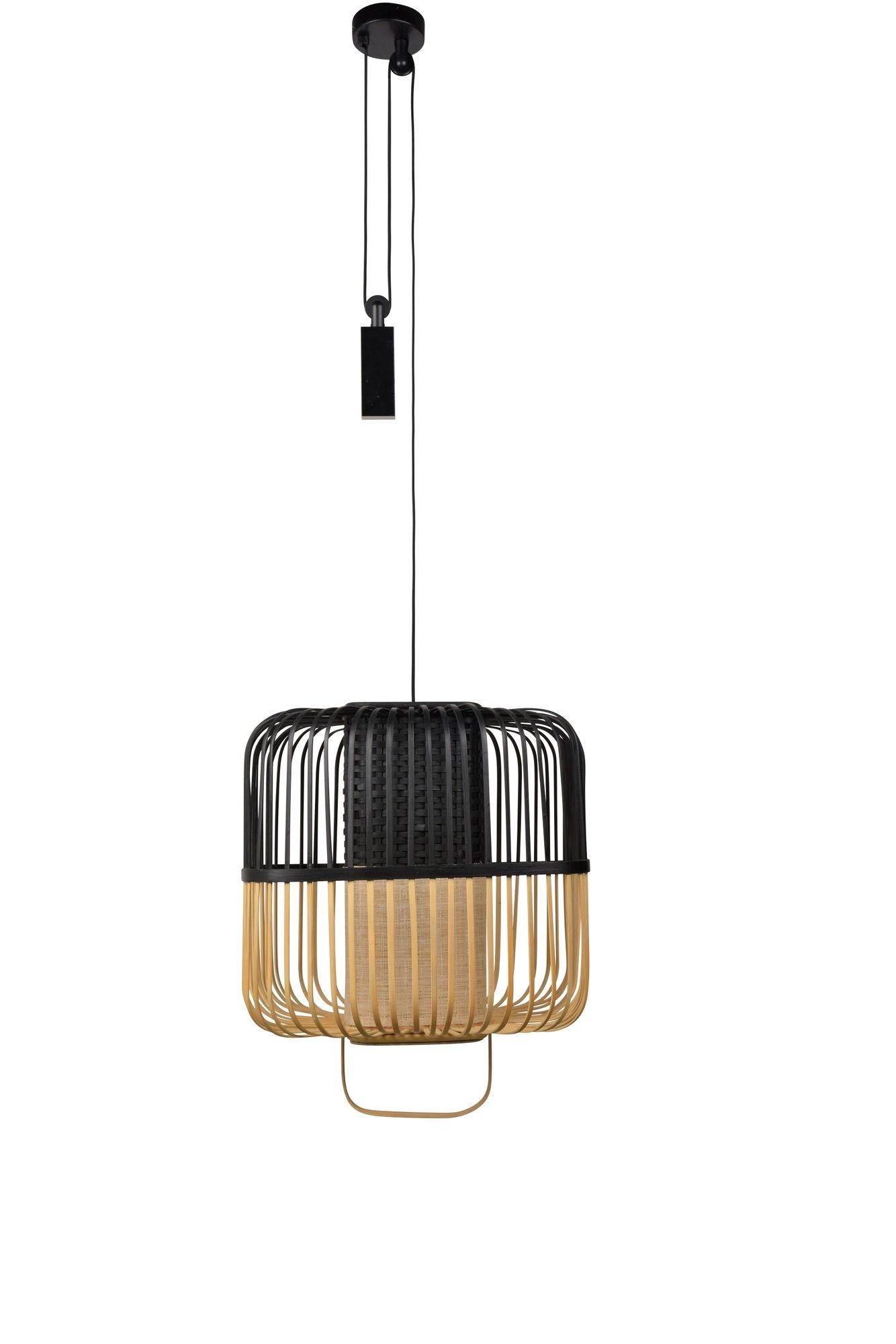 Бамбуковый подвесной светильник Forestier Бамбуковый квадрат ARCH-00062657 - Вид №3