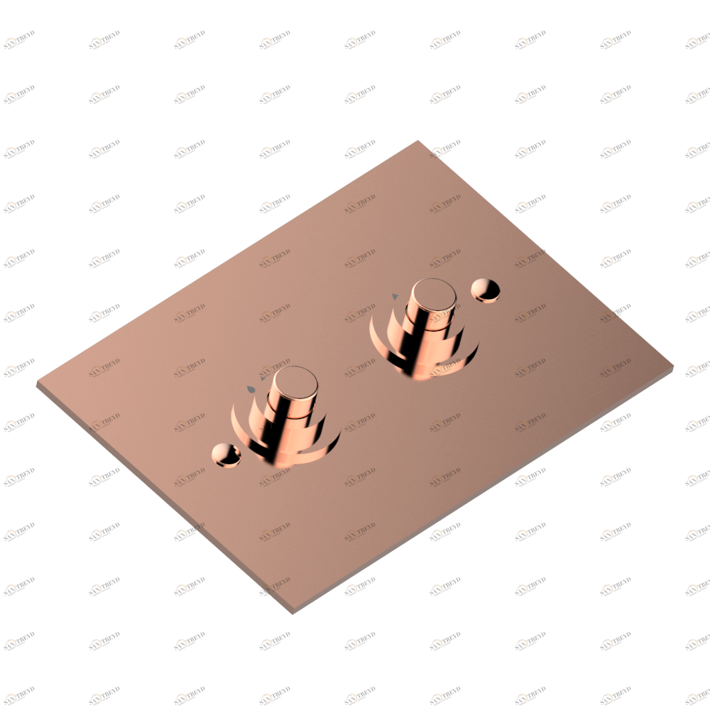 G00-219D WC Flush Plate compatible with Geberit frame Duofix Omega 12CM H82 Thg-paris прочие артикулы THG Розовое золото G00-219D CAT.F