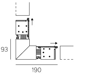 Экструдированная алюминиевая система освещения трека Letroh узел ARCH-00141698 - Вид №24