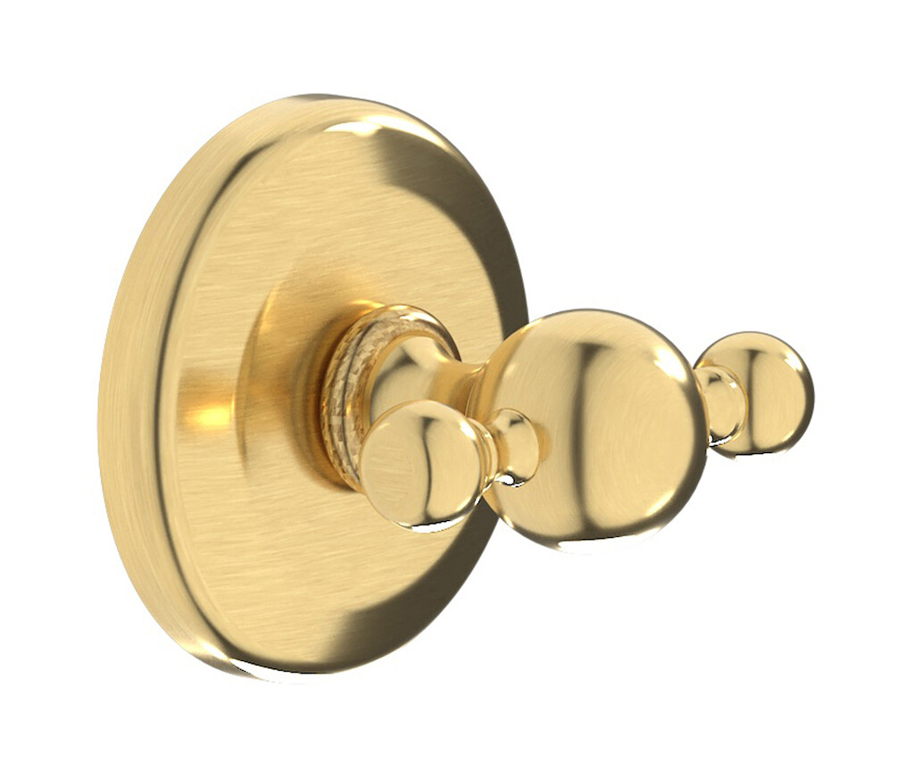 Двойной настенный крючок WE ARE IB hr009os Brushed Gold Hermes