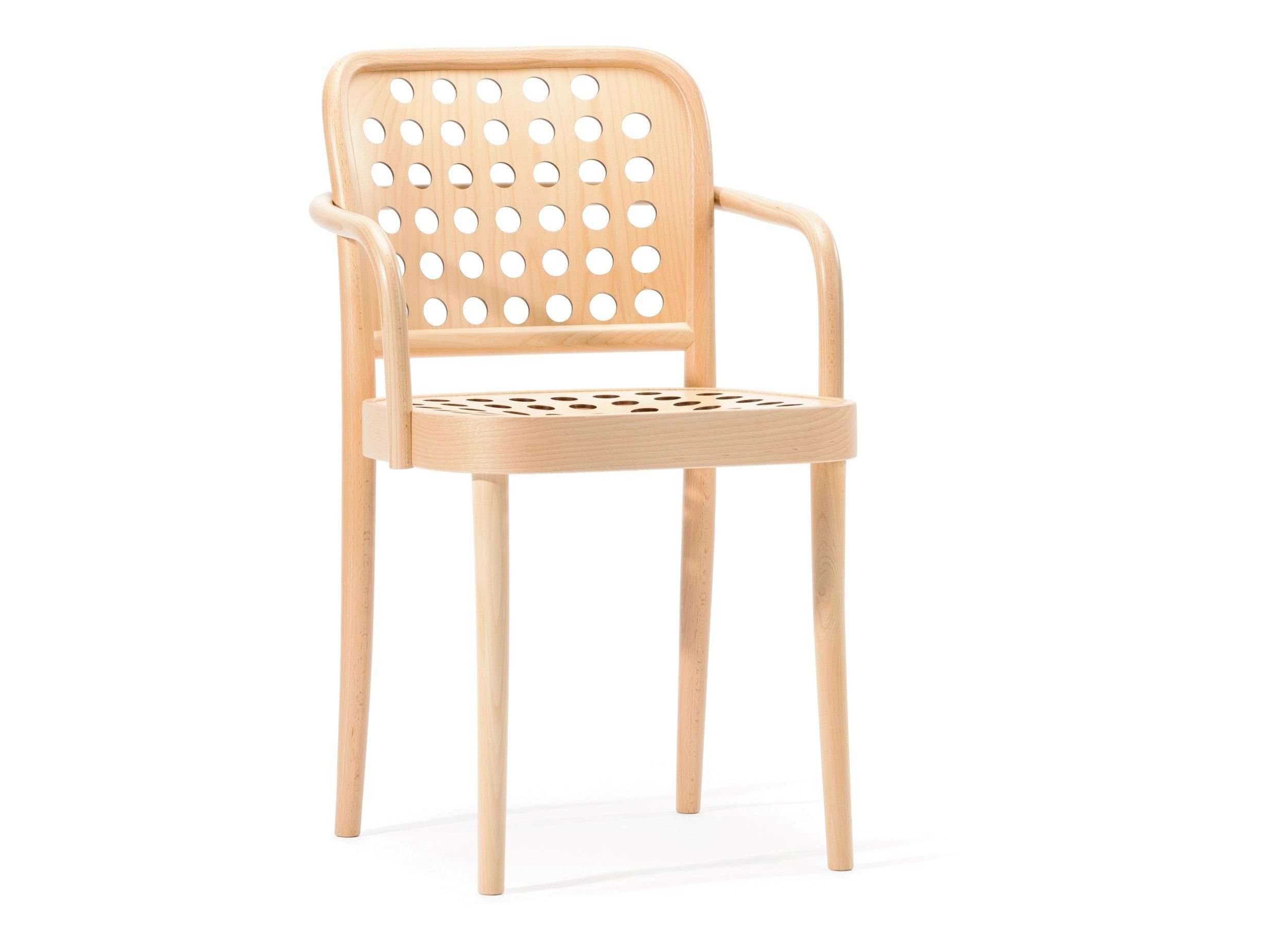 Деревянный стул с подлокотниками TON 822 ARCH-00150109 - Вид №1