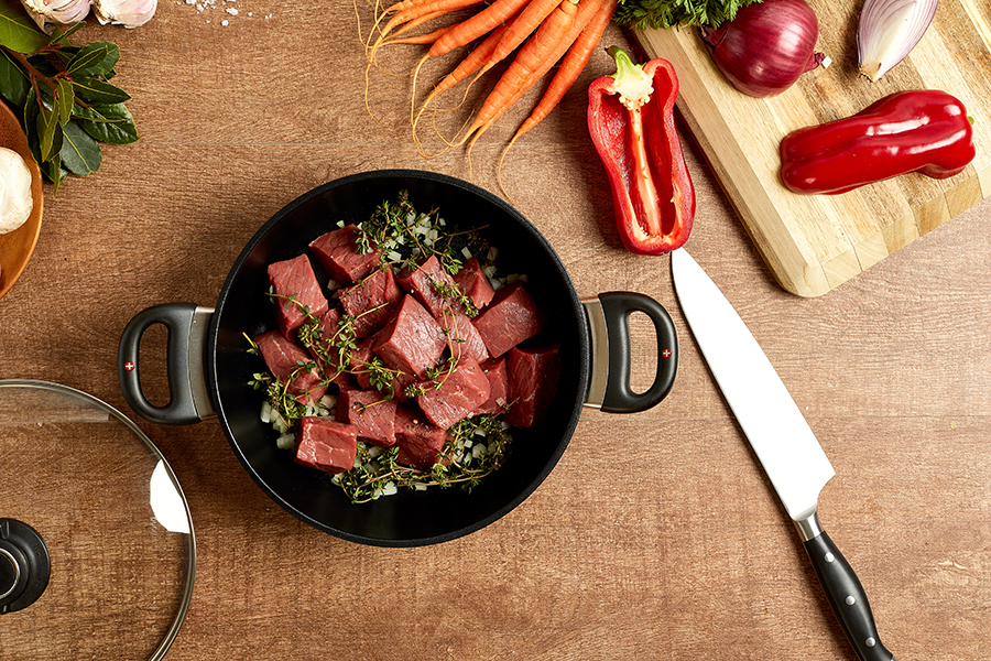 Сотейник Swiss Diamond со стеклянной крышкой, две ручки, Ø24 см XD6824C - Вид №1