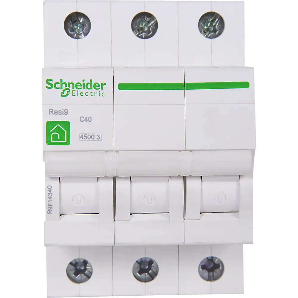 Автоматический выключатель Schneider Electric Resi9 3P 40 A 4.5 кА C 16600297 STLM-2147853  - Вид №1
