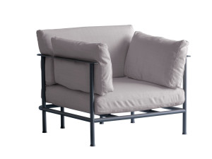 Тканевое садовое кресло с подлокотниками