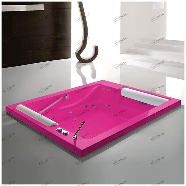 Ванна с гидромассажем розовая Gruppo treesse Bis STXV529BR