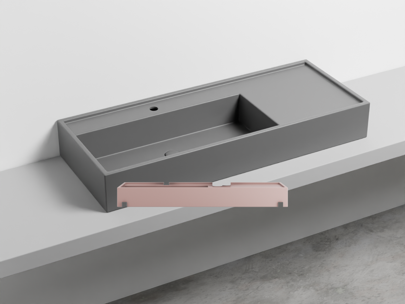 PNLA-CP Керамическая раковина на одно отверстие 140 cielo Plinio Ceramica Cielo