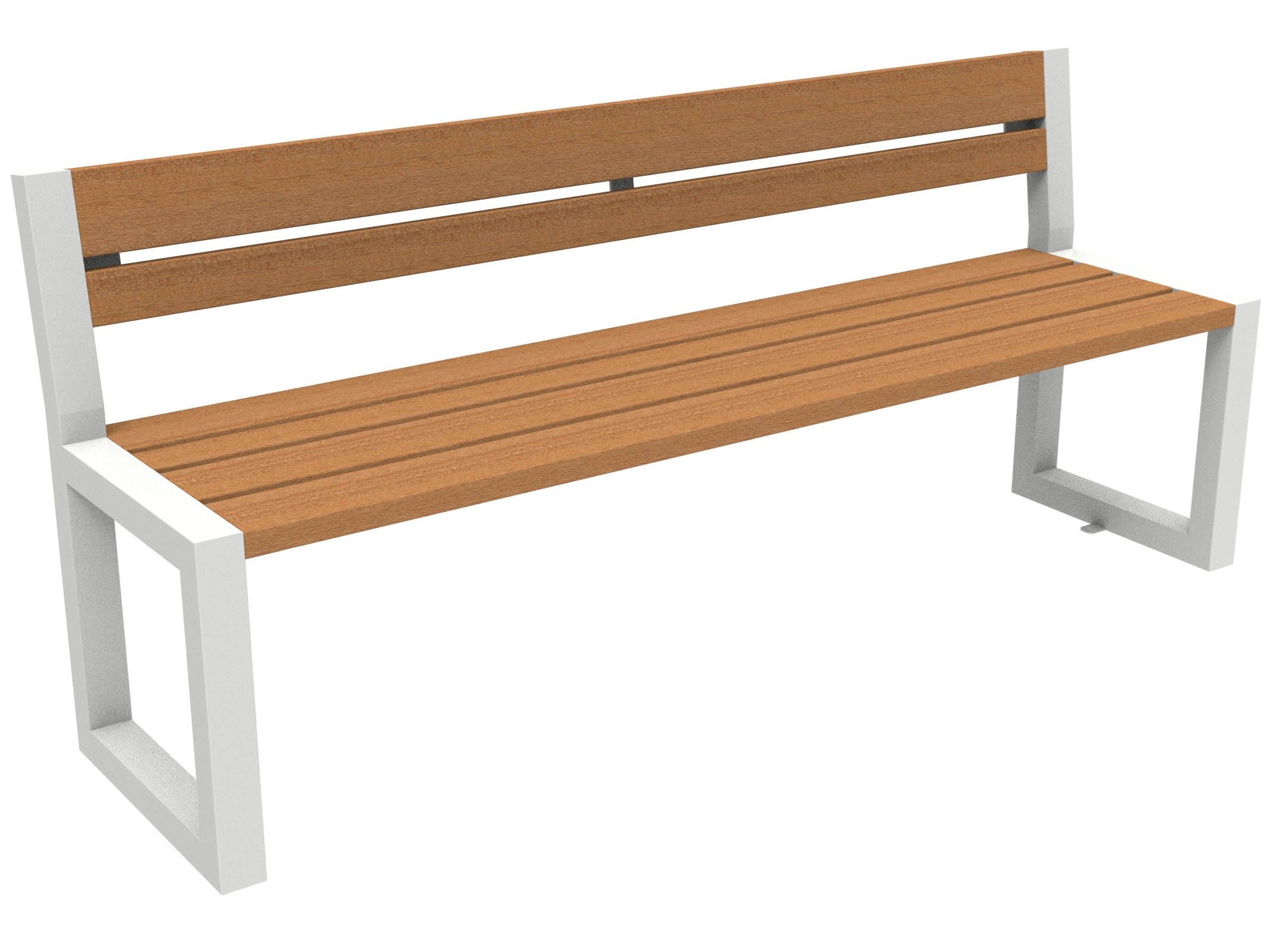 Скамья из окуме со спинкой Lazzari ритм ARCH-00140158 - Вид №38