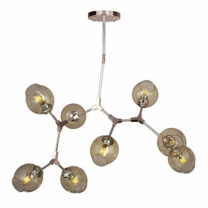 Подвесная люстра Favourite Bolos 1741-8P FAVOURITE ДИЗАЙНЕРСКИЕ, BOLOS GOLD 057070 Коричневый