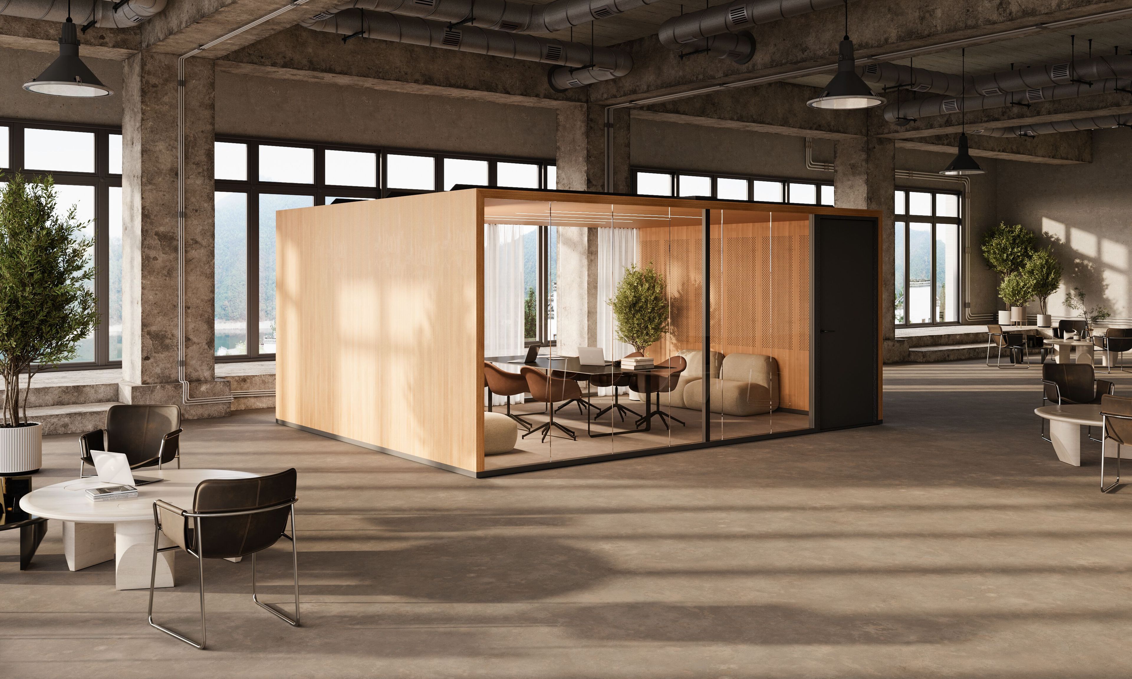 Мультимедийная многосторонняя акустическая офисная кабина Taiga Concept Lohko Flex ARCH-00017384 - Вид №4