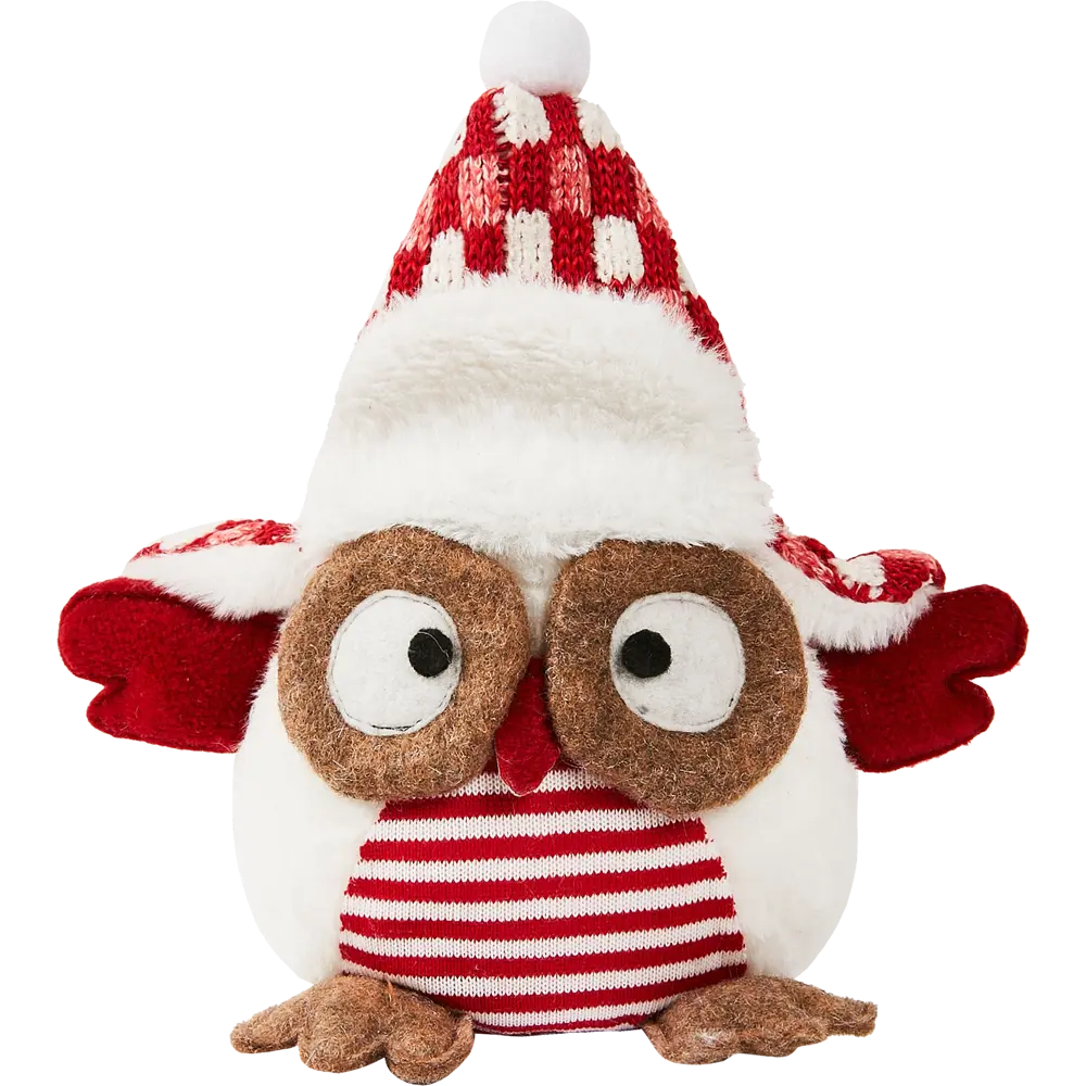 87033244 Декоративное украшение Сова 22.5 см цвет красный STLM-0956962 Santreyd  - Вид №1