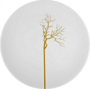 85117 Dibbern Тарелка обеденная Dibbern "Золотой лес" 28см Фарфор костяной