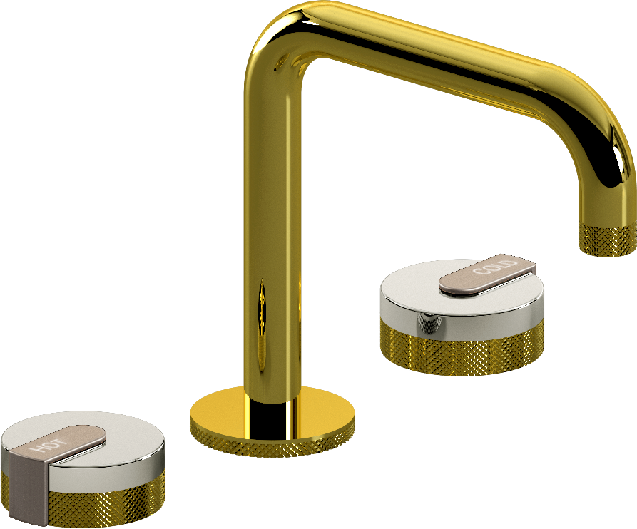 E-11511-R1PC-L1SN-PB Смеситель для умывальника на 3 отвертия GRAFF MOD+