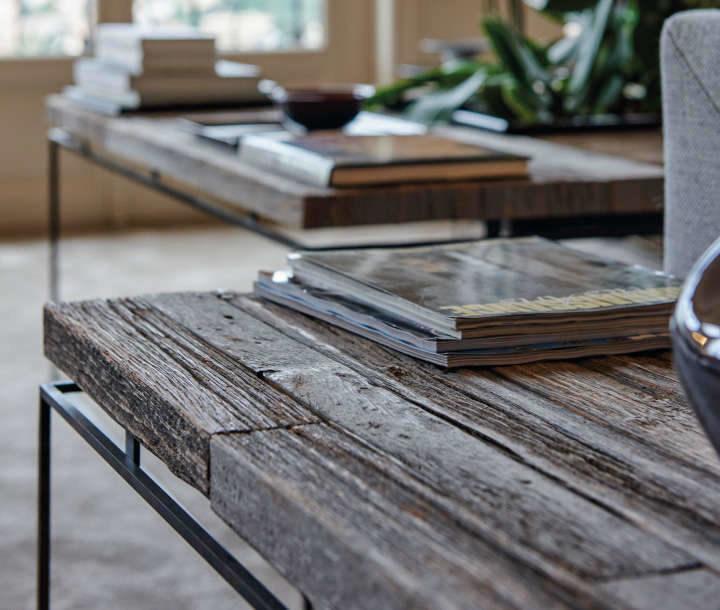 Garbarino Квадратный журнальный столик из дуба Graphic Gra 1 / gra 5 - Вид №3