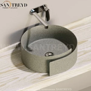 RL44L7037 Накладная раковина на столешницу  круглая Ceramica Flaminia Roll