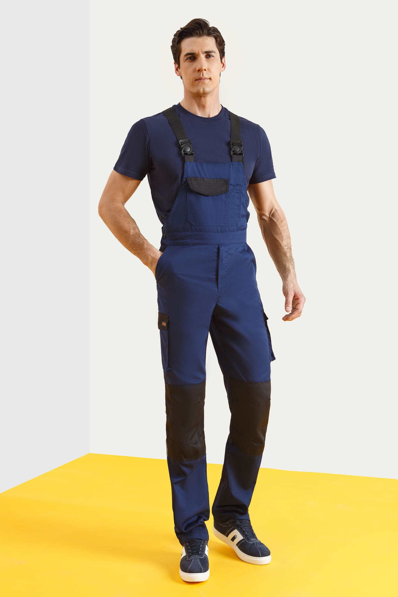 64620 Костюм  NEW 2 темно-синий с черным STATUS  Летняя спецодежда  размер 52-54/170-176  - Вид №12