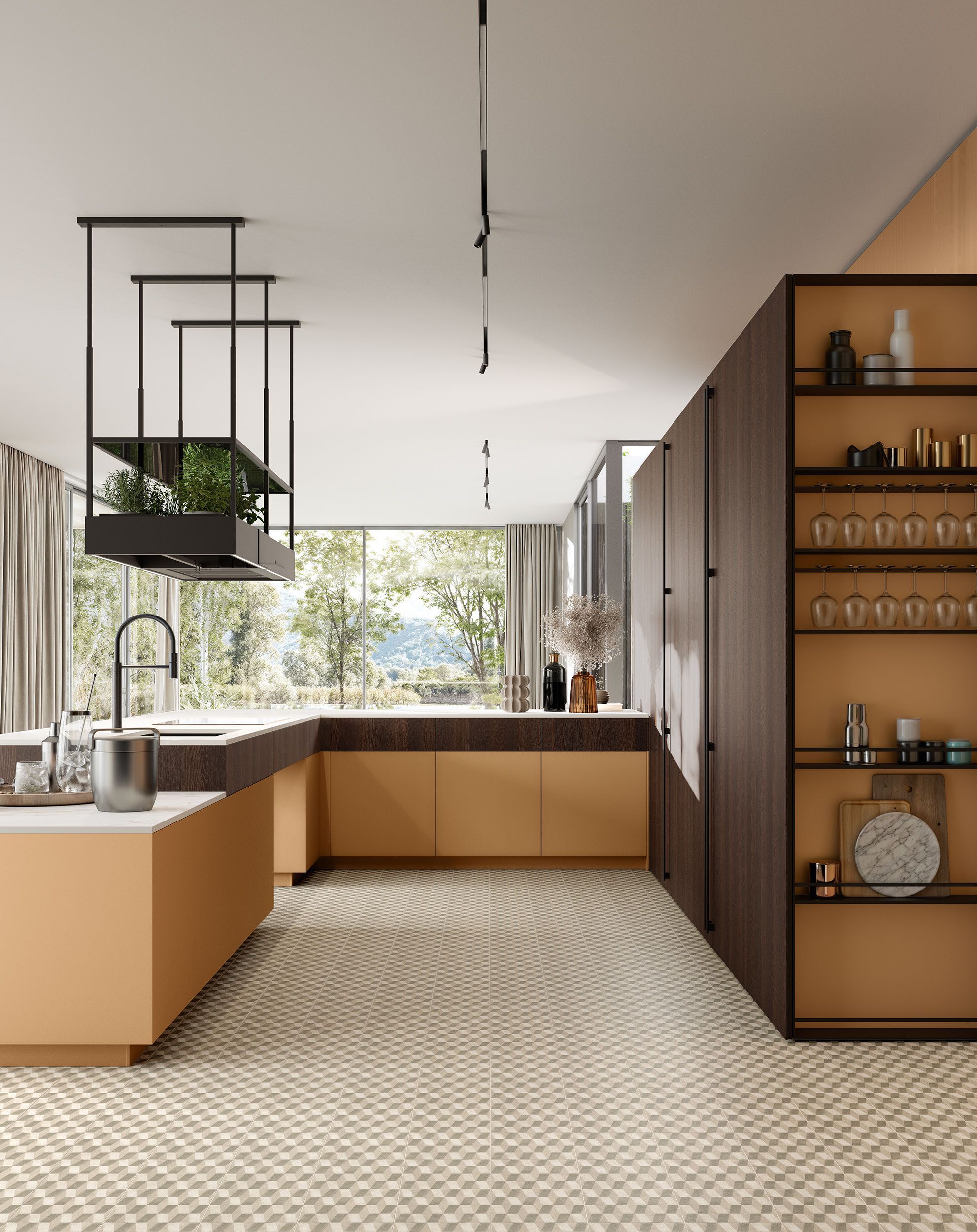 Кухня с островом Copatlife Life Projects ARCH-00063344 - Вид №4