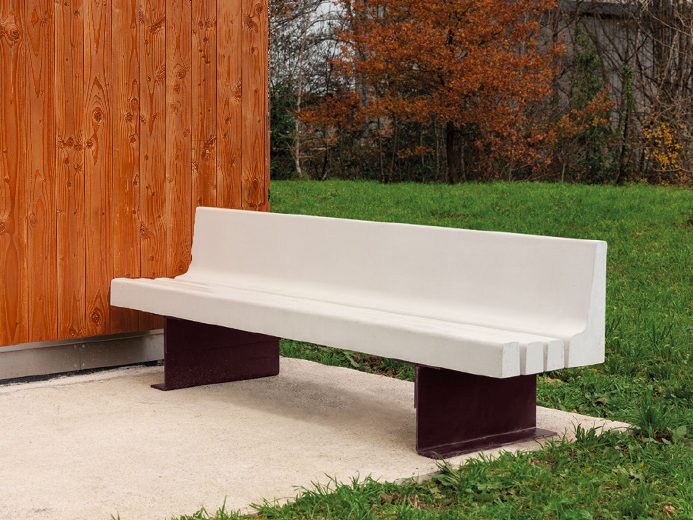 Скамья со спинкой ULMA Architectural Solutions LUR ARCH-00074716