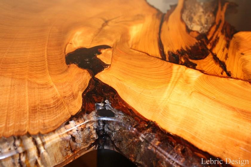 ANTICO TRENTINO Круглый стол Lebrìc design - legno e resina sun-id-1391368 - Вид №4