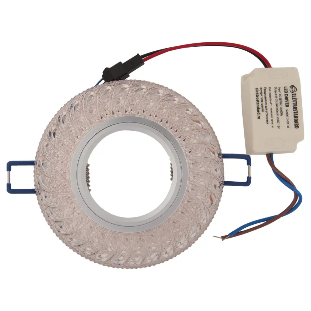 Спот точечный встраиваемый Turin с LED-подсветкой под отверстие 60 мм, 1 м², цвет розовый 17835813 STLM-2011523 Elektrostandard  - Вид №1