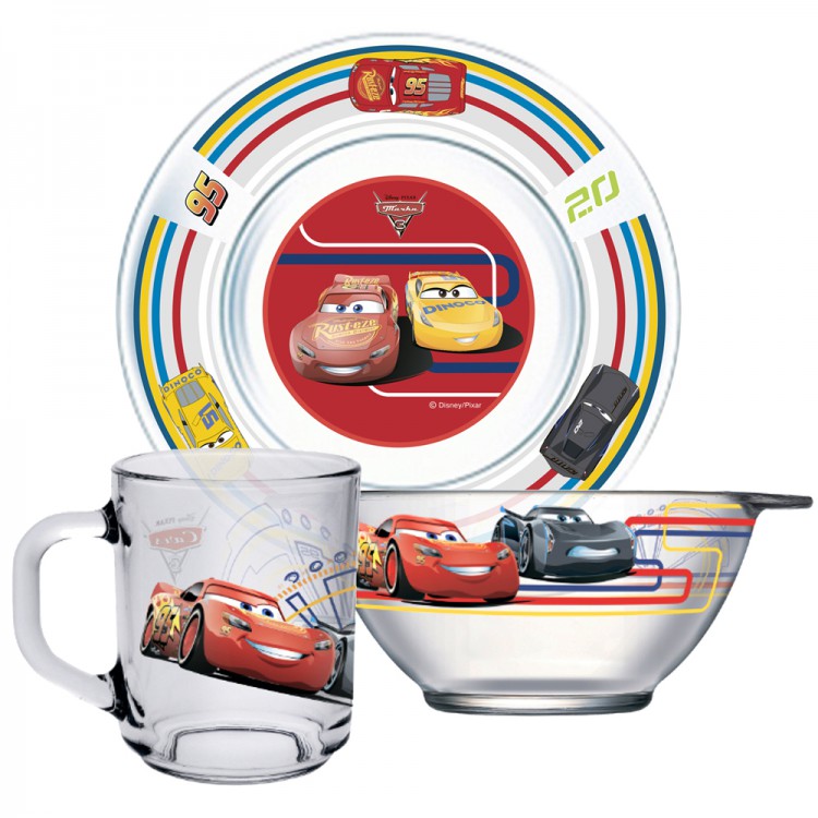 288025 Набор для завтрака 3 пр. "Тачки 3" Santreyd 