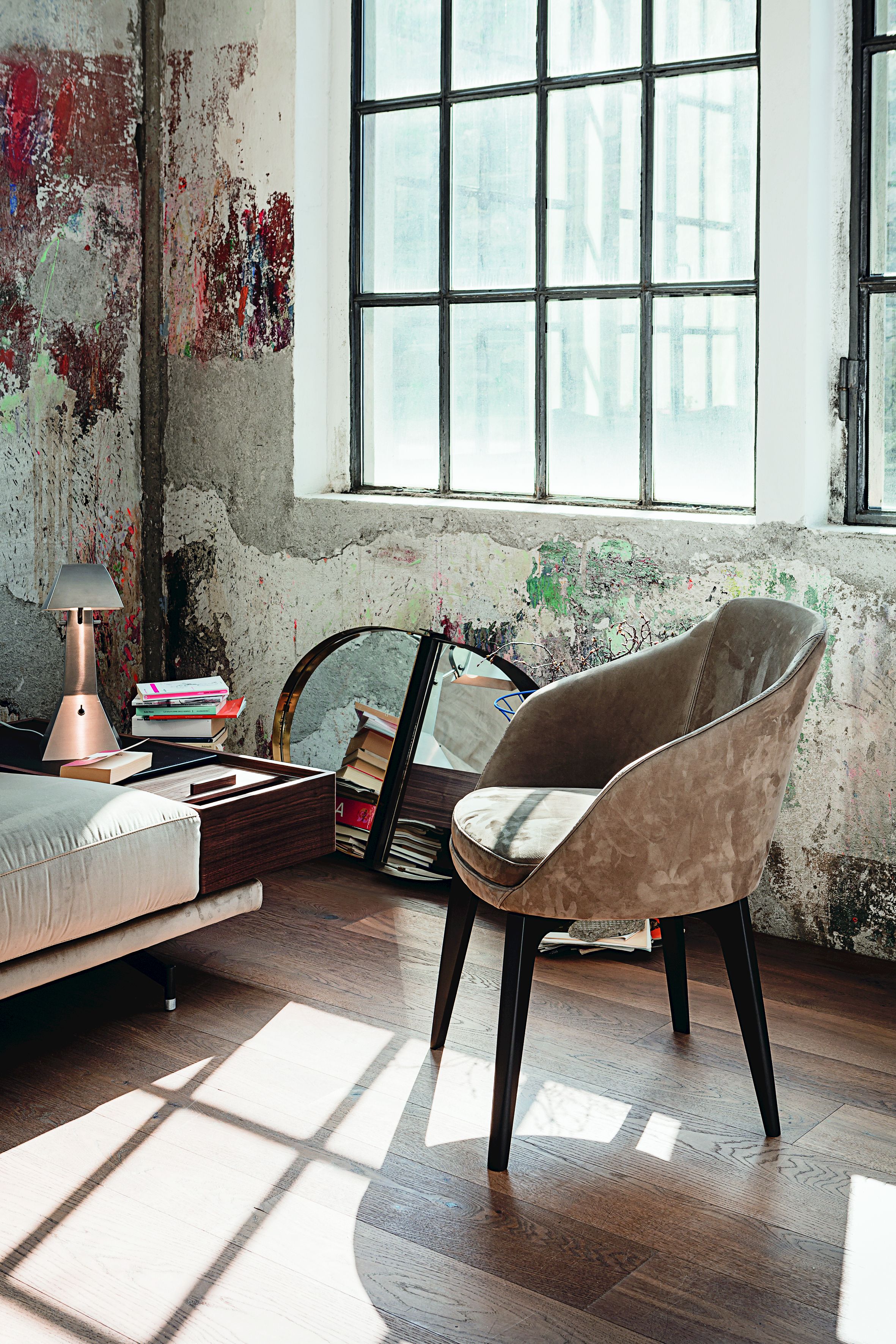 Стул из ткани или кожи с подлокотниками Vibieffe 430 Опера ARCH-00076402 - Вид №4