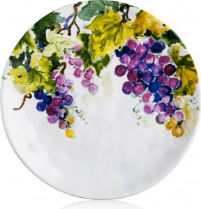 10652433 Certified International Тарелка закусочная Certified Int. Амброзия (Виноград) 23см, керамика Керамика